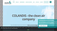 Desktop Screenshot of colandis.com